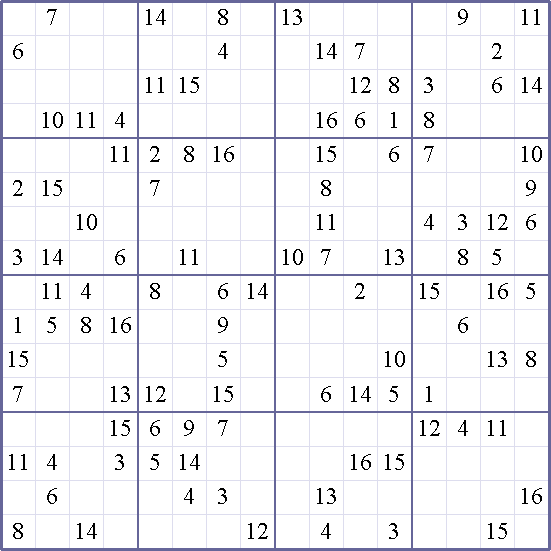 Sudoku Weekly - crazy Puzzle
