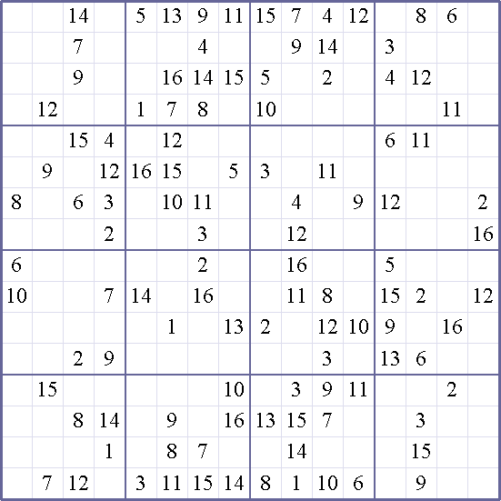 Sudoku Weekly Free Online Printable Sudoku Games 16x16 Crazy Puzzle sudoku-weekly-free-online-printable-sudoku-games-16x16-crazy-puzzle
