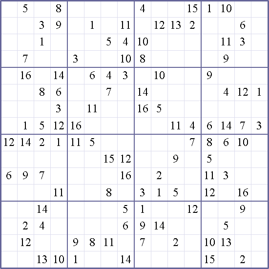 Sudoku Weekly - crazy Puzzle