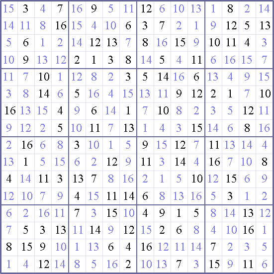 Sudoku Weekly - crazy Puzzle