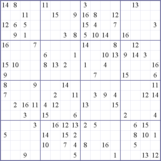 Sudoku Weekly - crazy Puzzle