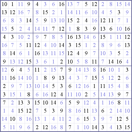 Sudoku Weekly - crazy Puzzle