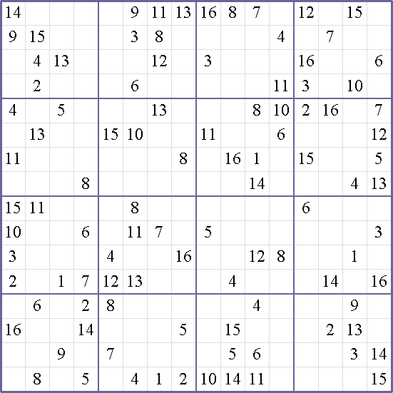 Sudoku Weekly - crazy Puzzle