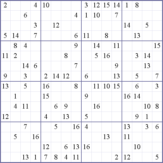 Sudoku Weekly - crazy Puzzle