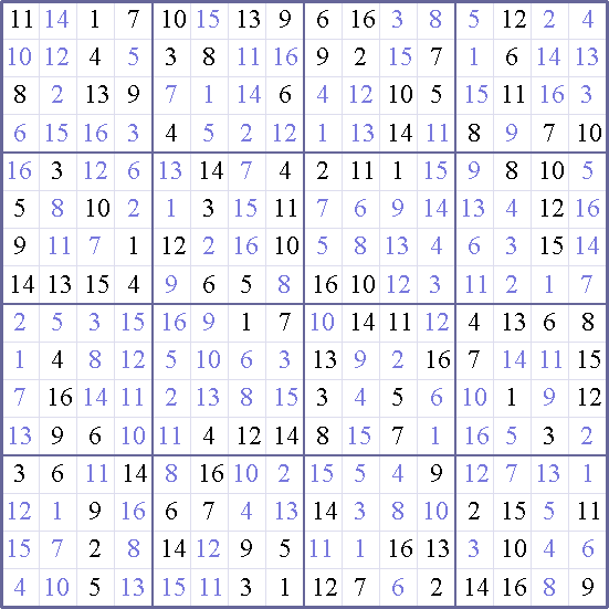 Sudoku Weekly - crazy Puzzle