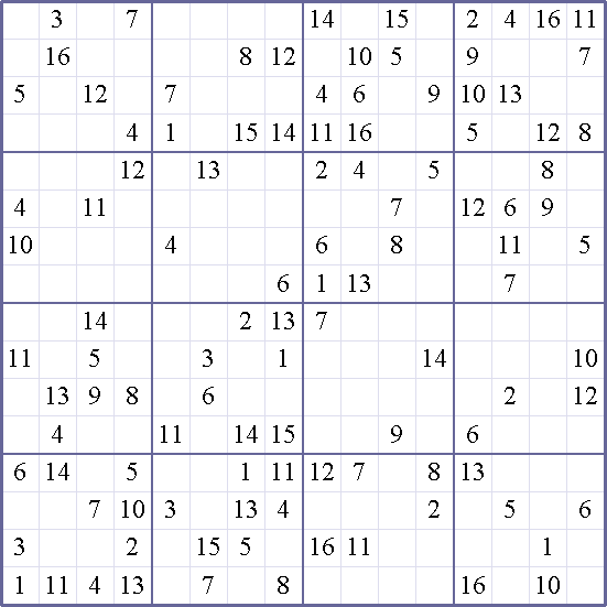 Sudoku Weekly - crazy Puzzle