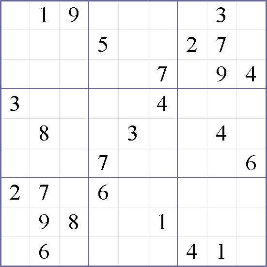 Sudoku Weekly - crazy Puzzle