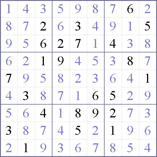 Sudoku Weekly - crazy Puzzle