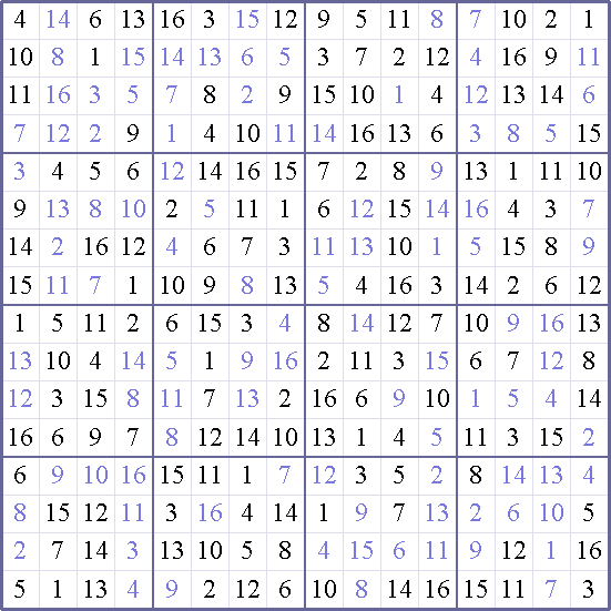 Sudoku Weekly - easy Puzzle