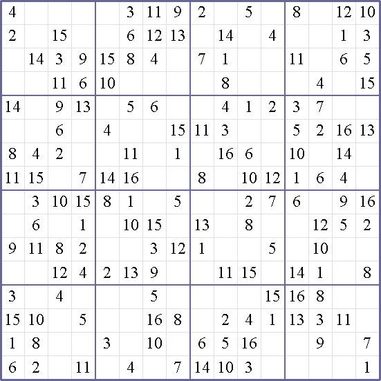 Sudoku Weekly - easy Puzzle
