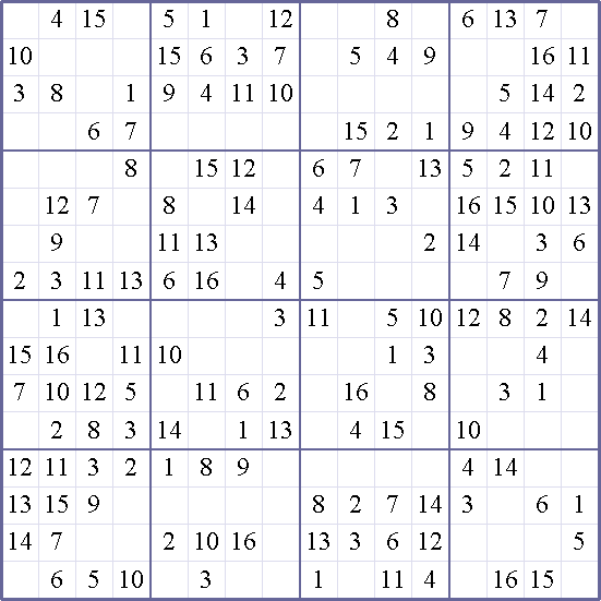 Sudoku Weekly - easy Puzzle