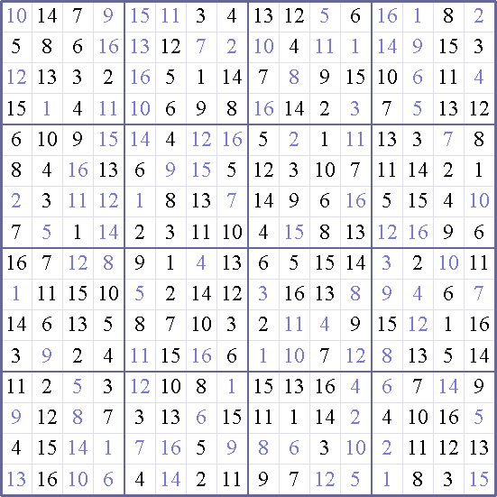 Sudoku Weekly - easy Puzzle