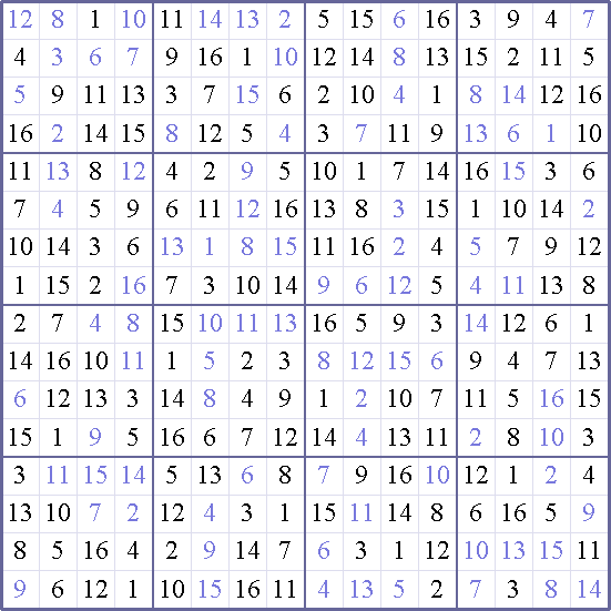 Sudoku Weekly - easy Puzzle