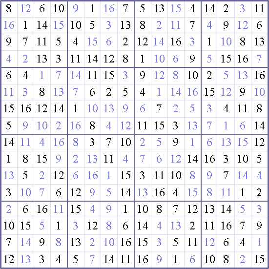 Sudoku Weekly - easy Puzzle