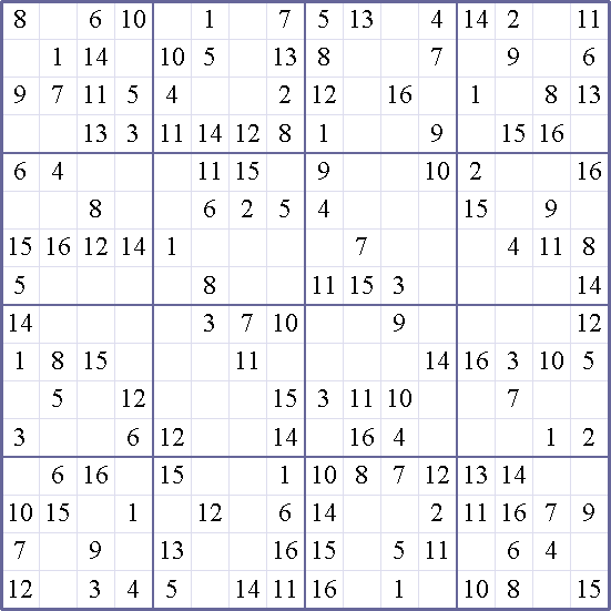 Sudoku Weekly - easy Puzzle