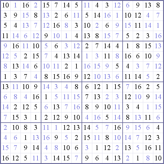 Sudoku Weekly - easy Puzzle