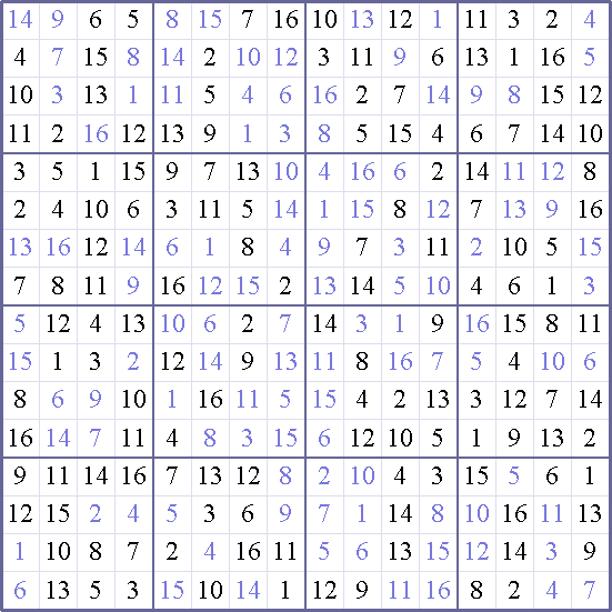Sudoku Weekly - easy Puzzle