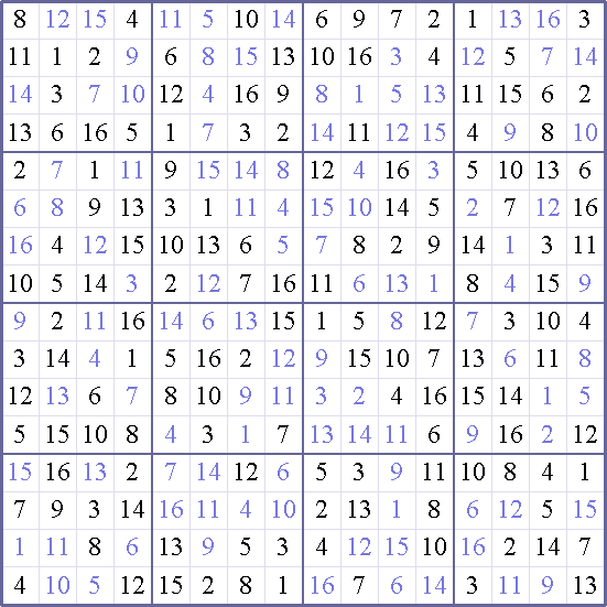 Sudoku Weekly - easy Puzzle