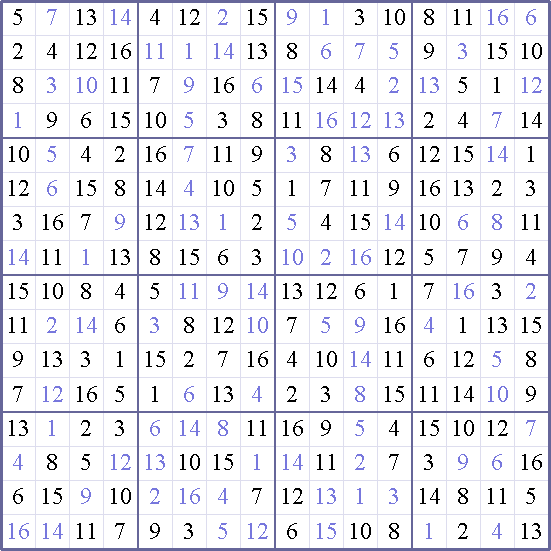 Sudoku Weekly - easy Puzzle