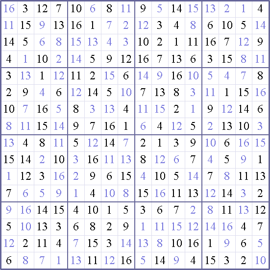 Sudoku Weekly - easy Puzzle