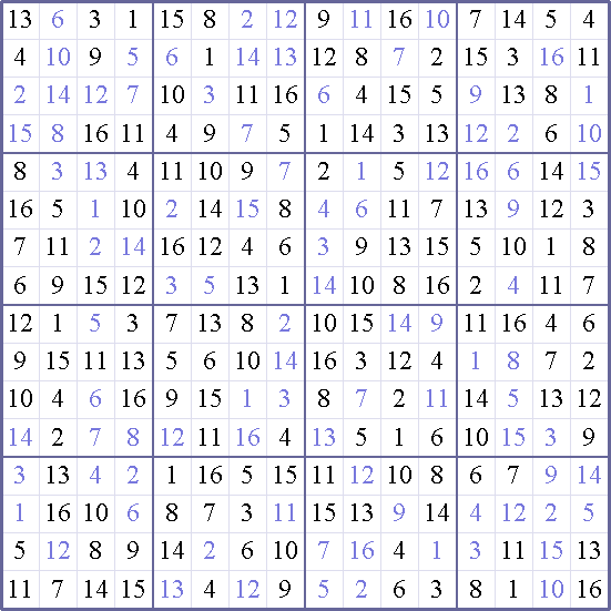 Sudoku Weekly - easy Puzzle