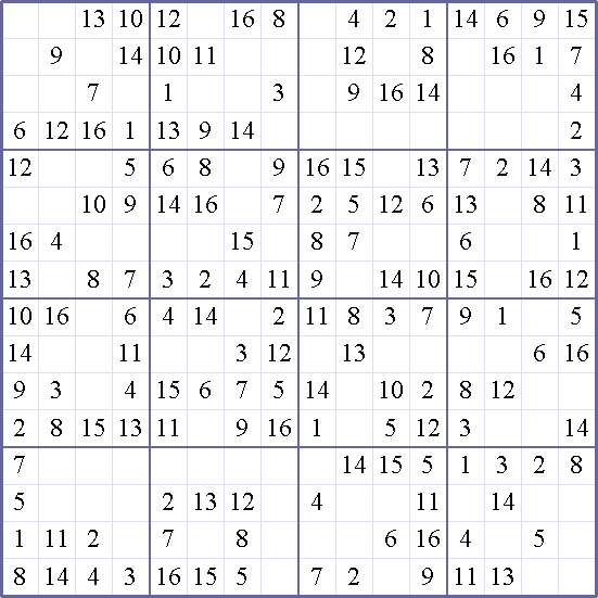 Sudoku Weekly - easy Puzzle