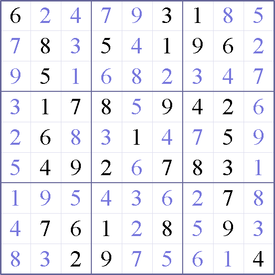 Sudoku Weekly - easy Puzzle