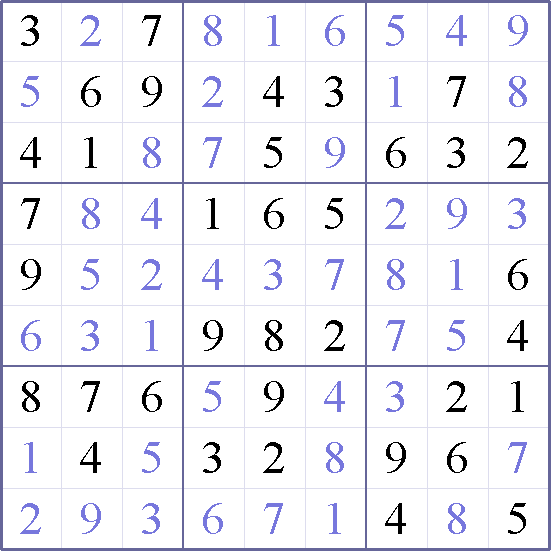 Sudoku Weekly - easy Puzzle