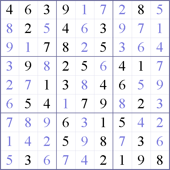 Sudoku Weekly - easy Puzzle