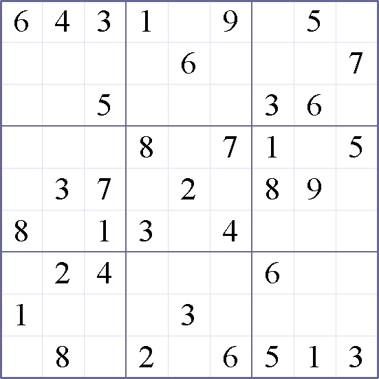 Sudoku Weekly - easy Puzzle