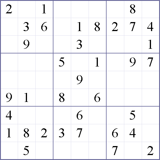 Sudoku Weekly - easy Puzzle