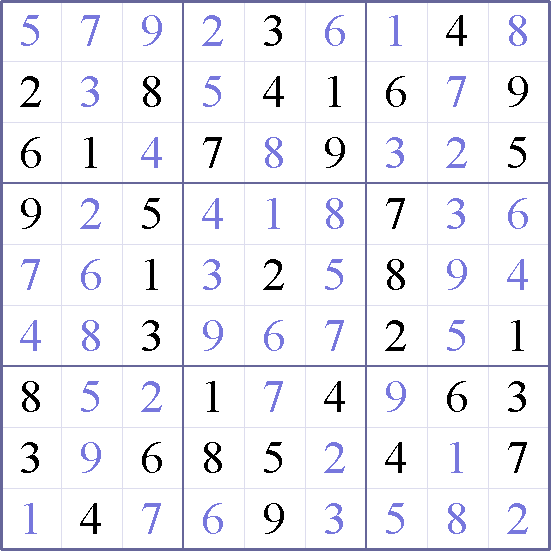 Sudoku Weekly - easy Puzzle