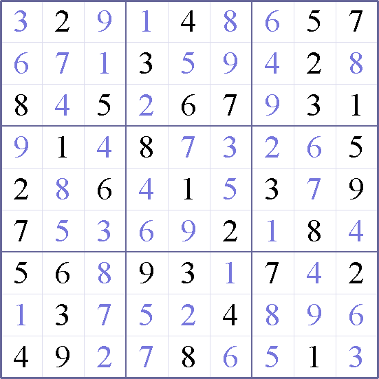 Sudoku Weekly - easy Puzzle