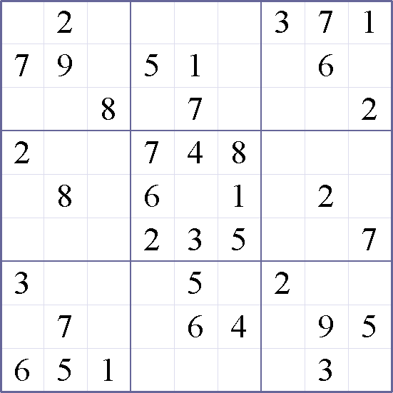 Sudoku Weekly - easy Puzzle