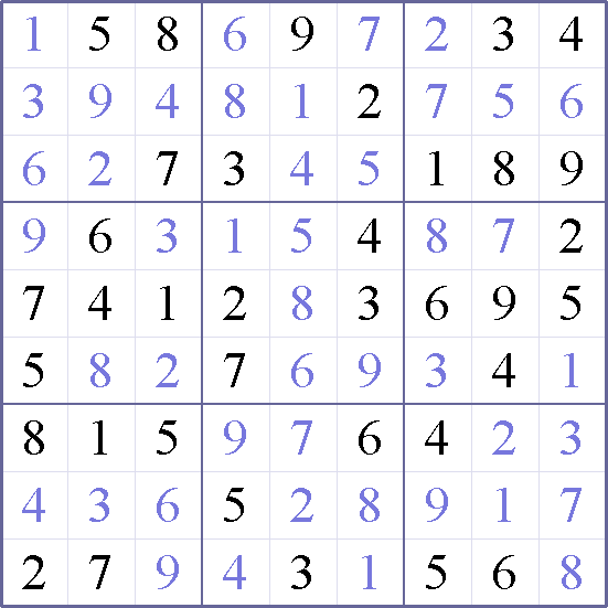 Sudoku Weekly - easy Puzzle