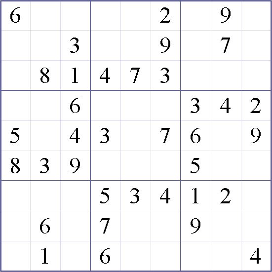 Sudoku Weekly - easy Puzzle