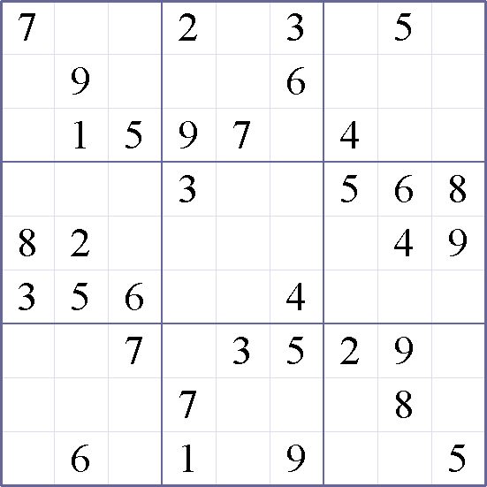 Sudoku Weekly - easy Puzzle