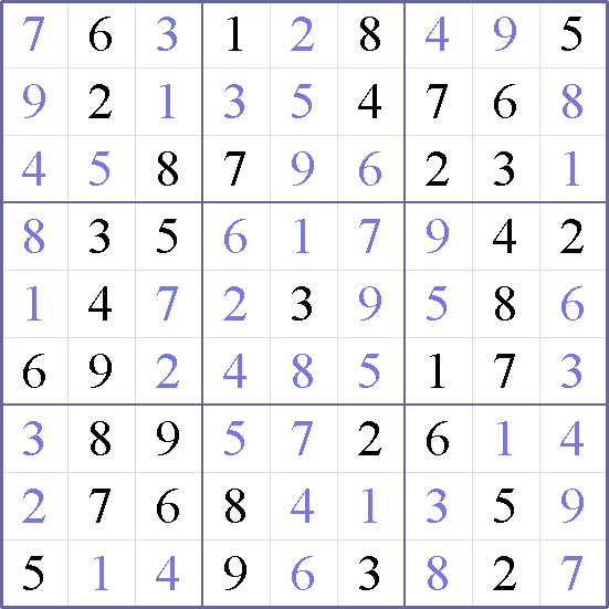 Sudoku Weekly - easy Puzzle