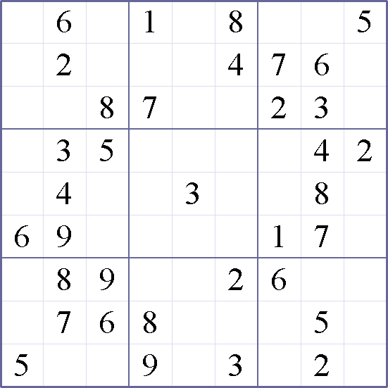 Sudoku Weekly - easy Puzzle