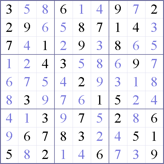 Sudoku Weekly - easy Puzzle