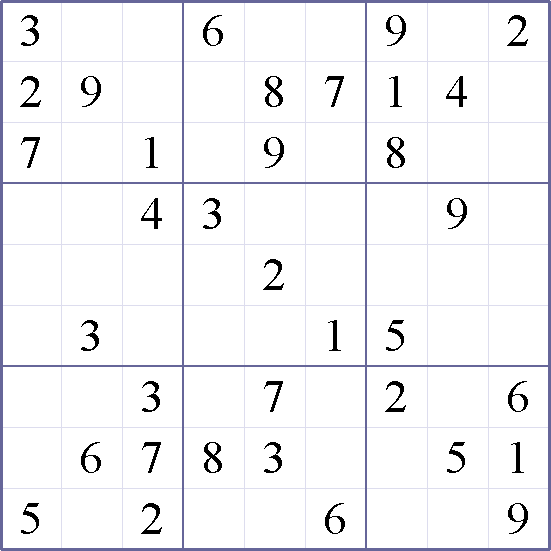 Sudoku Weekly - easy Puzzle