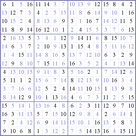 Sudoku Weekly - hard Puzzle