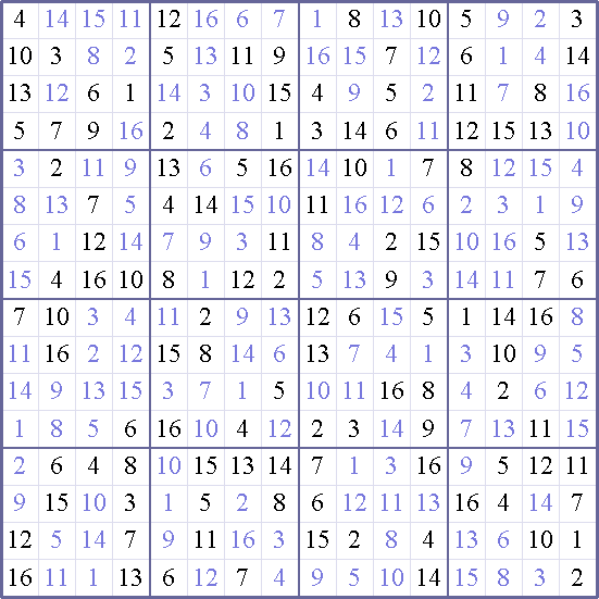 Sudoku Weekly - hard Puzzle