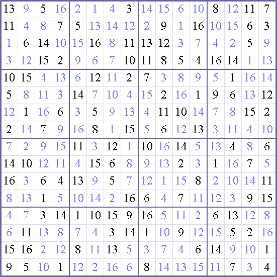 Sudoku Weekly - hard Puzzle