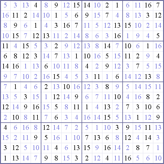 Sudoku Weekly - hard Puzzle