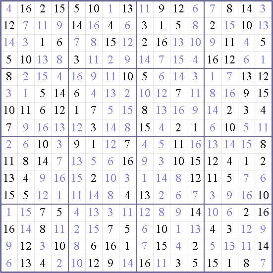 Sudoku Weekly - hard Puzzle