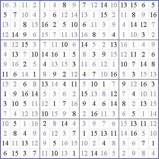 Sudoku Weekly - hard Puzzle