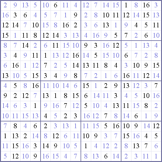 Sudoku Weekly - hard Puzzle