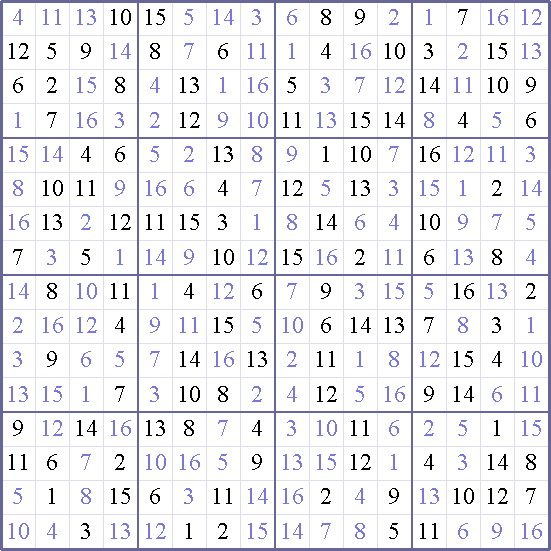 Sudoku Weekly - hard Puzzle