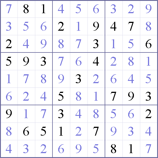 Sudoku Weekly - hard Puzzle
